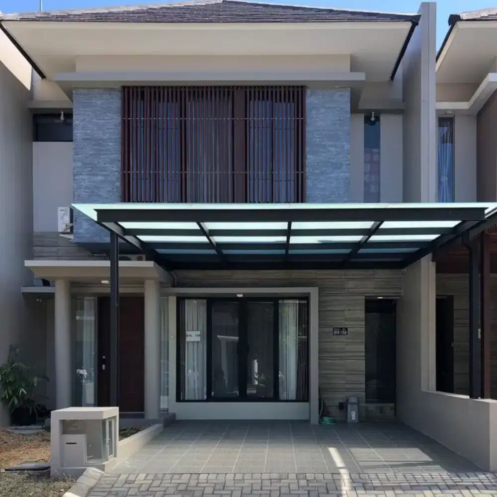 Kanopi kaca tempered / kanopi kaca / canopy tempered glass