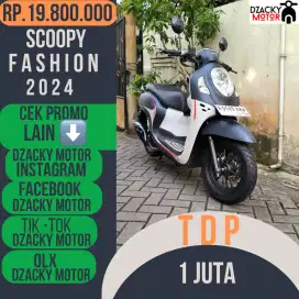 SCOOPY FASHION BLUE 2024 DP PROMO SECOND BERKUALITAS