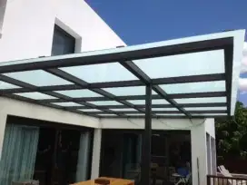 Kanopi kaca tempered / kanopi kaca / canopy tempered glass