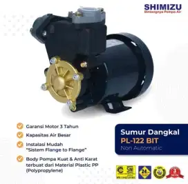 Pompa Shimizu 122 BIT Pompa Air Sumur Dangkal Murah 125 Watt
