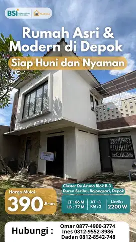 Rumah Murah 2 Lantai