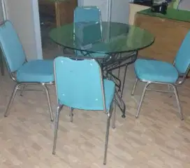 set meja kursi makan