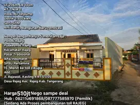 Dijual Cepat BU Rumah Kavling Di Hook