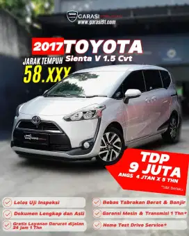 [ TDP 9 Jt ] Toyota Sienta V 1.5 Cvt 2017