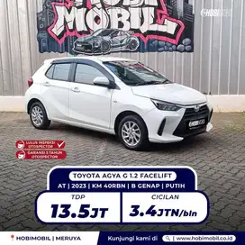 Toyota Agya G 1.2 AT 2023