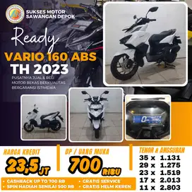 DP 700 HONDA VARIO 160 ABS TH 2023 UNIT MULUS CASH KREDIT BERGARANSI
