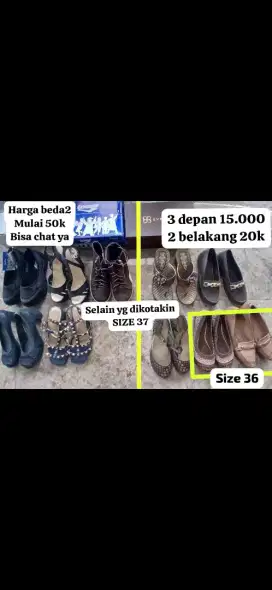 SEPATU DAN SENDAL PRELOVED
