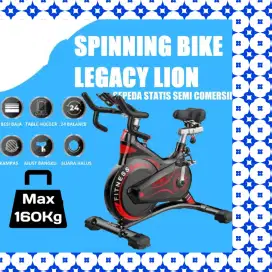 Sepeda statis Spinning Legacy Lion alat kebugaran MGE-881