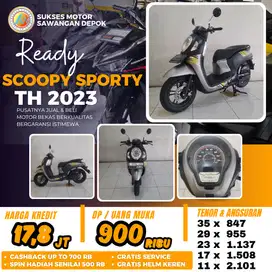 HONDA NEW SCOOPY SPORTY TH 2023 UNIT MULUS BISA CASH KREDIT GARANSI