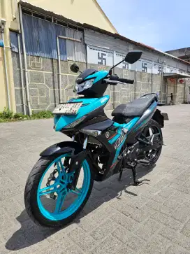 Yamaha MX King Hitam Biru 2022 reg 2023