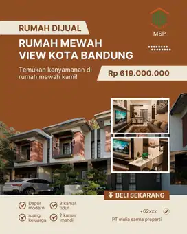 hunian cantik 2 lantai cileunyi dekat jatinanangor