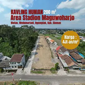 Area Stadion Maguwoharjo Sleman, SHM : 200 m2