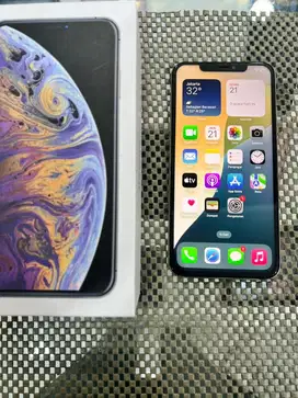 Iphone xs max 256GB jaringan permanen minus face id fullset