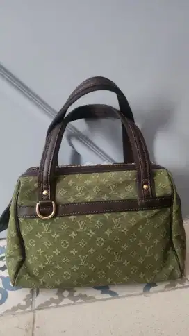 Louis vuitton green minilin good cond