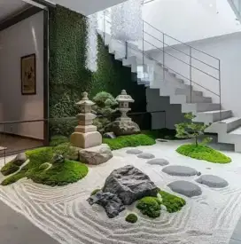 pembuatan taman jepang zen