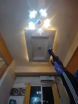 Lampu led drop ceiling elektronik rumah