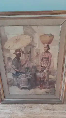 lukiasan kanvas karya Rostamadji 1981