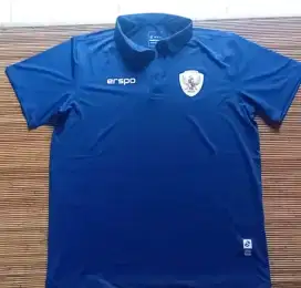 Polo Shirt Kaos Kerah Timnas Indonesia Navy 2024 Erspo Original