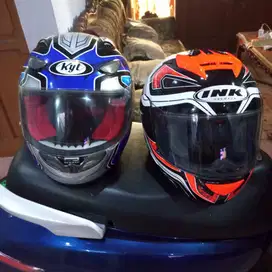 Jual dua helm fullface merk ink dan kyt