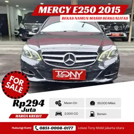 Mercedes Benz E250 Avantgarde 2.0 AT 2015 Hitam