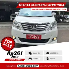 Toyota Alphard 2.4 G ATPM 2014 Putih