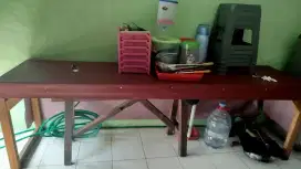 Meja panjang 2,5 meter lebar 60cm