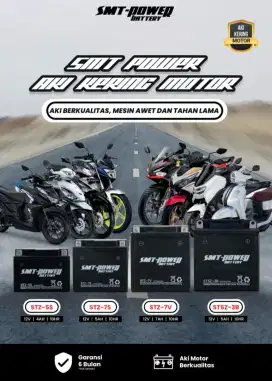 Aku kering Motor 12 volt 7 amper
