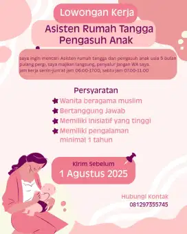 Mencari ART dan pengasuh anak