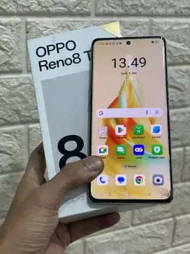Oppo Reno 8T 5G 8/128gb lengkap bekas