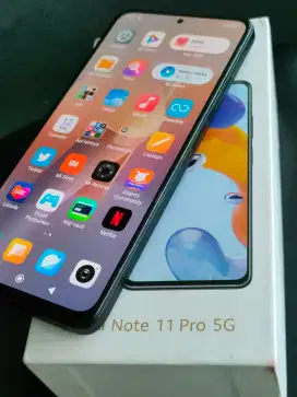 Xiaomi note 11 pro 5G 8/128gb lengkap