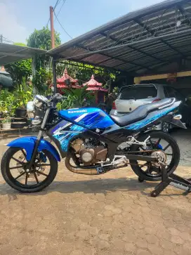 Kawasaki Ninja 150 M Superkips 2008 Biru Pajak Baru Good Condition