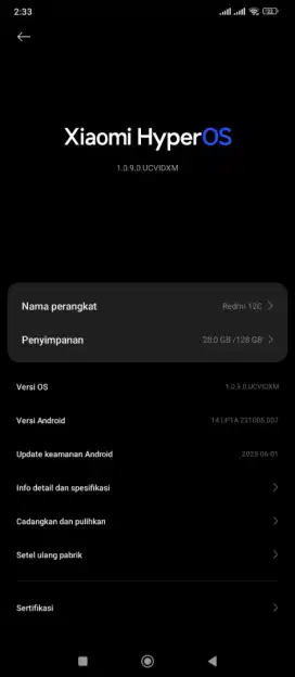 Xiaomi redmi 12 C