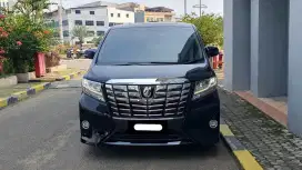 Km34rb toyota alphard g atpm 2017 hitam pilotseat sunroof