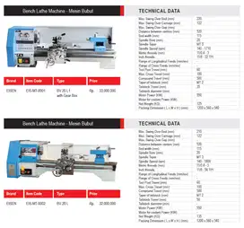 Mesin Bubut BV 20