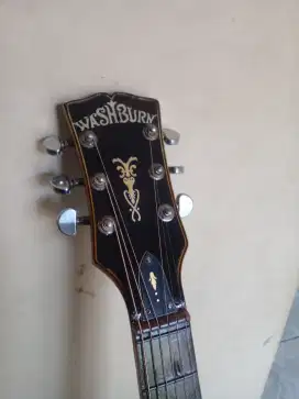 Gitar semi hollow jadul vintage