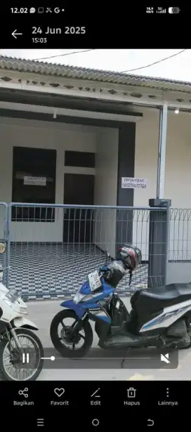 DISEWAKAN RUMAH BARU HOEK BULAK KAPAL PERMAI KOTA BEKASI TIMUR