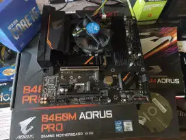 Paket intel core i5 10400F + B460M aourus gaming