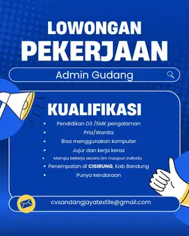 Lowongan kerja administrasi