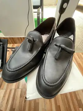 Sepatu Kerja Pria Portee Goods Loafers Slippers Hitam - 43