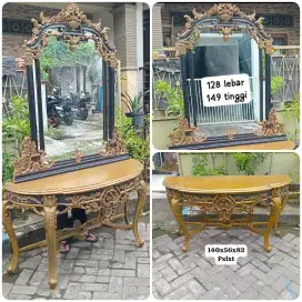 Meja cermin hias ..ruangan