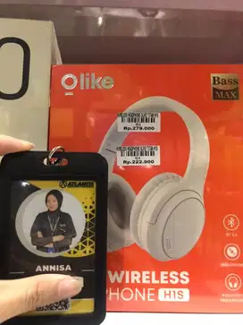 WIRELESS HEADPHONE OLIKE TITAN H1S | ATLANTIS DAHSYAT