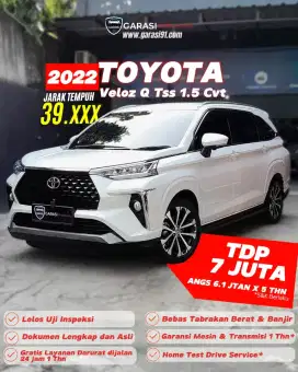 [ TDP 7 jt ] Toyota Avanza Veloz Q Tss 1.5 Cvt 2022