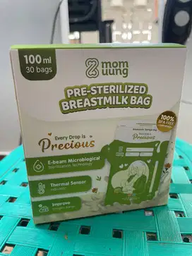Mom Uung Asi Bag 100 mL 30 Pcs - Kantong Penyimpanan ASI
