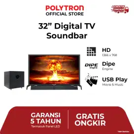 POLYTRON Digital TV Cinemax Soundbar 32 Inch – PLD 32BV1558
