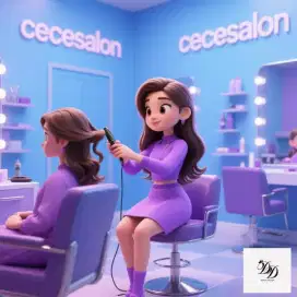 Smoothing rambut terbaik yah keratin dong dsni tmptnya.bs panggilan