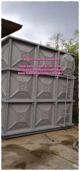 TANGKI AIR FIBERGLASS - GROUND TANK - PANEL FRP - ROOF TANK FRP - TANG