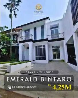 Dijual Rumah di Emerald District Sektor 9 Bintaro Jaya Classic Modern