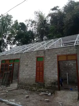 Renovasi atap rumah baja ringan terpasang