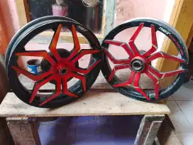 Velg depan belakang bekas Xeon RC minus jual apa ada nya