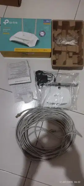 Di jual router dan kabel LAN